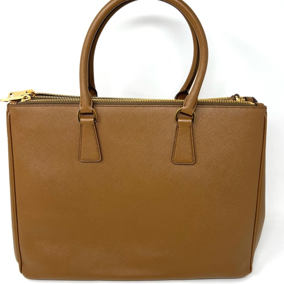 Prada Lux Saffiano Cannella  Leather Tote - Picture 5 of 10